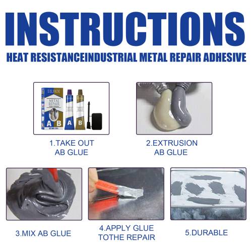 Hochtemperatur Metallguss-Reparaturkleber