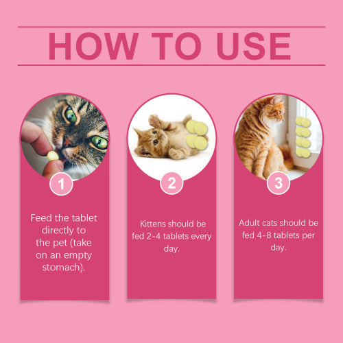 Spurenelement-Tabletten für Katzen