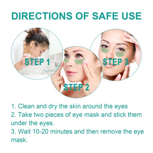 Chlorella Hydrogel Augenpads mit Aloe