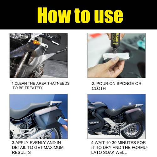 Kunststoff-Auffrischer für Auto und Motorrad