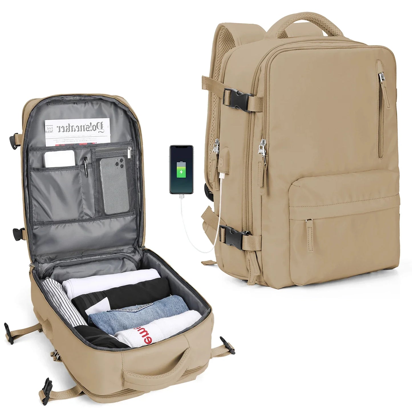 kaufsy | Großer Kapazität Geschäftsreise-Rucksack