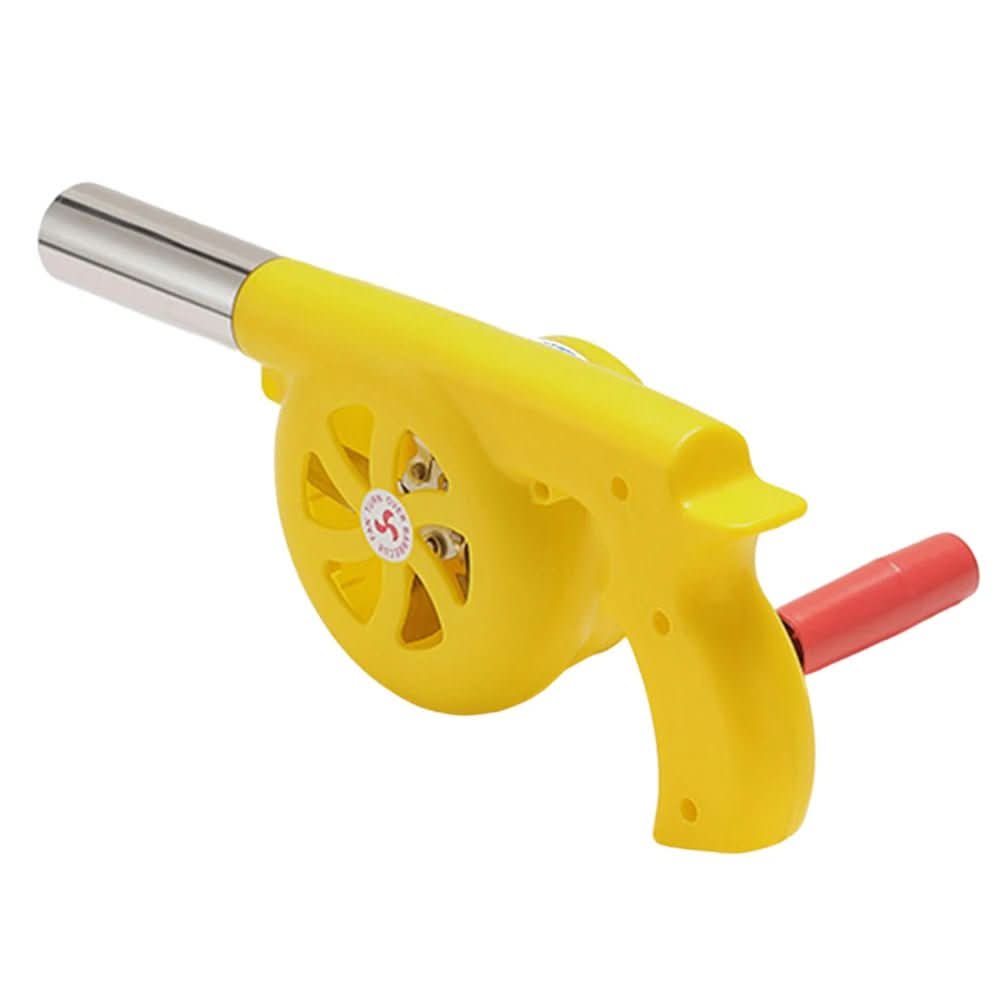 kaufsy | Tragbarer Handkurbel-Grillfan für einfaches Outdoor-Anheizen