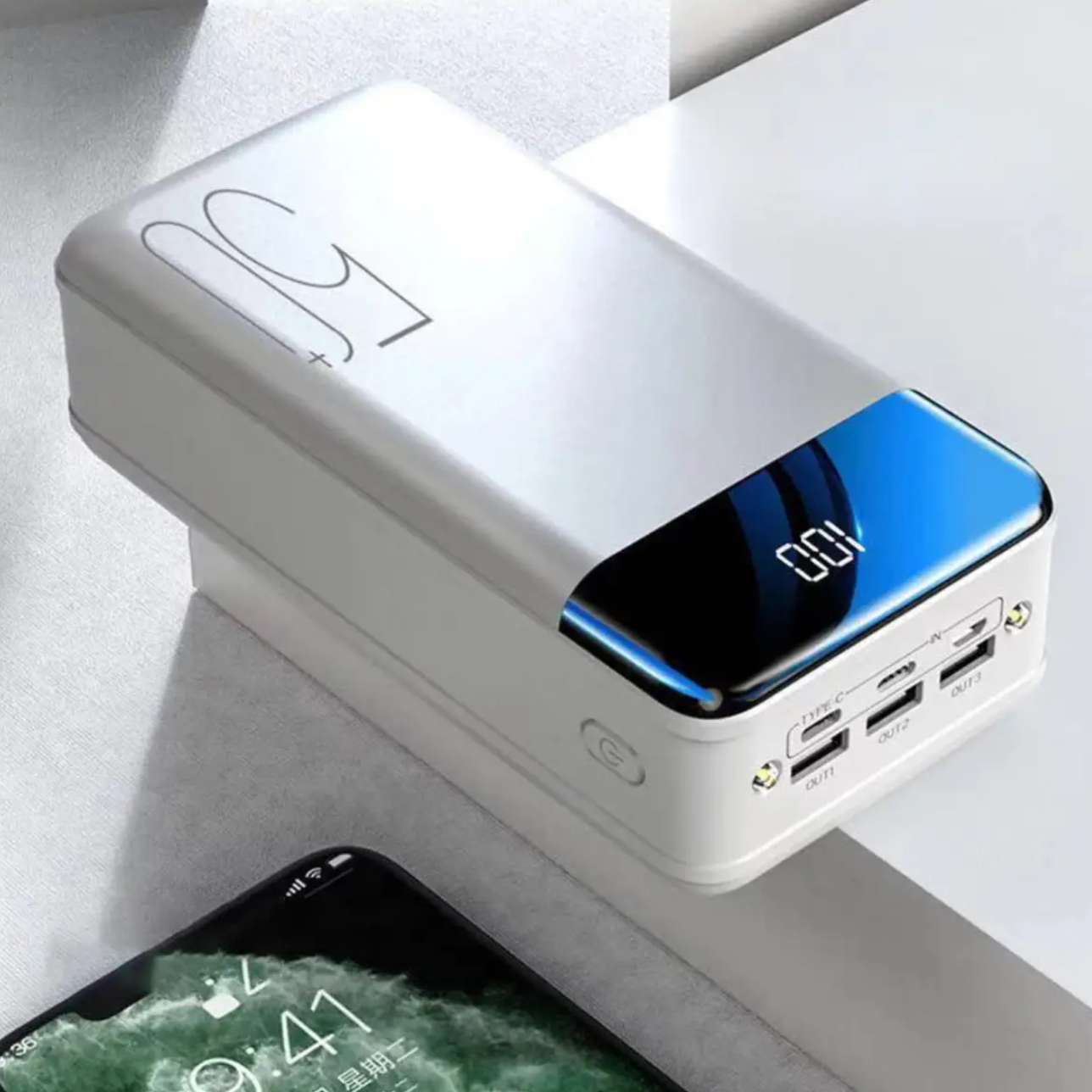 PowerBloc – Powerbank 50000 mAh Schnellladung – Outdoor & Notfall-Energie
