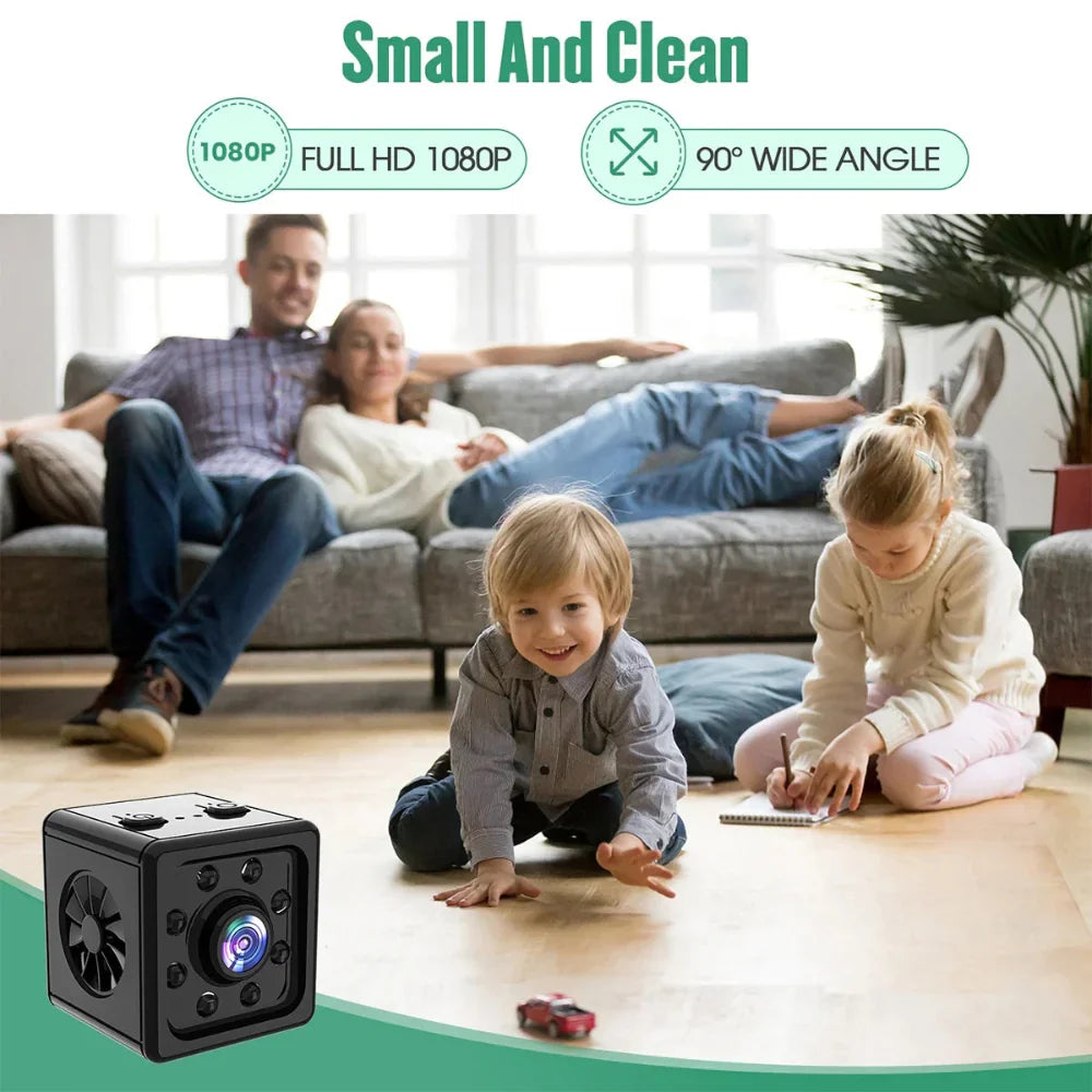 Überwachungskamera 1080p, kabellos, WiFi, Mini CCTV IP Kamera