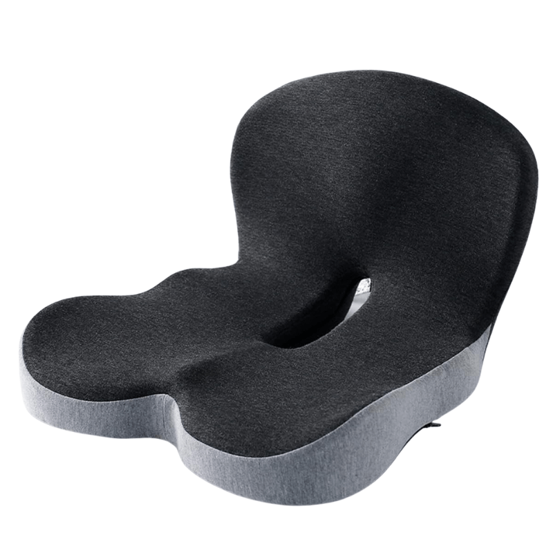 kaufsy | Ergonomisches Sitzkissen mit Lendenstütze für Büro, Auto & Reisen