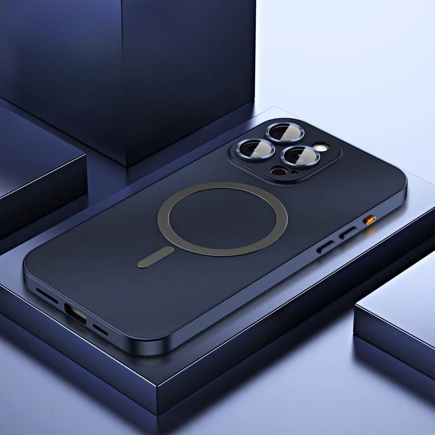 Magnetische Metallhülle, schlanker Schutz für iPhone