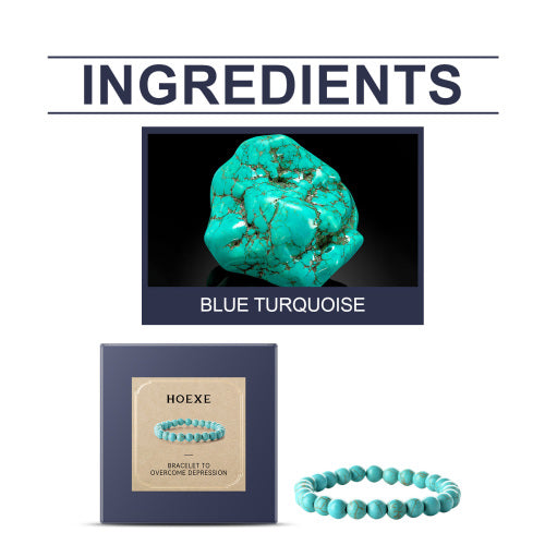 Blaues Türkis-Armband