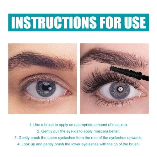 Wasserfeste Mascara, Schwarz