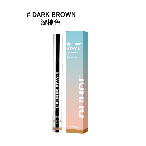 Peel-Off Lipliner, Dunkelbraun