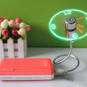 kaufsy | USB LED Fan Uhr
