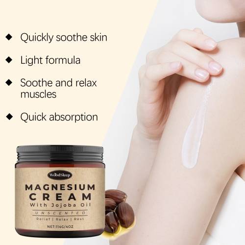 Magnesium Körpercreme mit Jojoba für den Abend