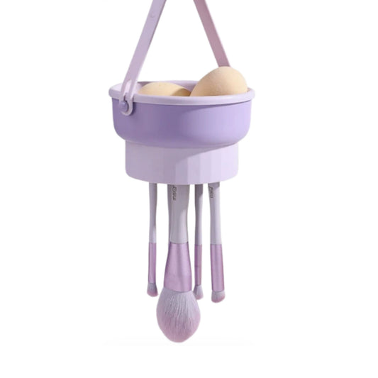 2-in-1 Silikon-Pinselreinigungsschale, Waschen und Trocknen