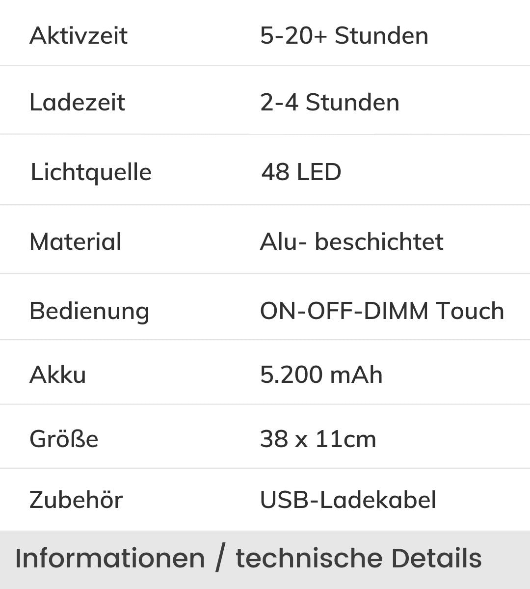 kaufsy - kabellose Lampe Set Angebot