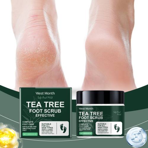 Teebaum Meersalz Fußpeeling