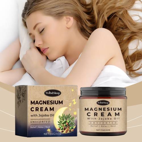 Magnesium Körpercreme mit Jojoba für den Abend