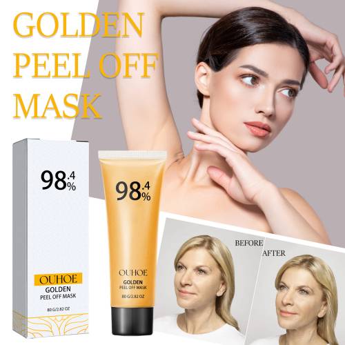 24K Gold Peel-Off Maske gegen Mitesser