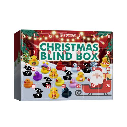 Weihnachts-Gummientchen-Adventskalender