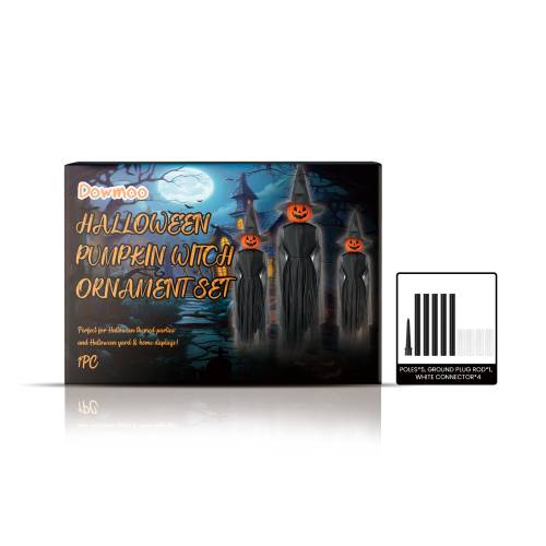 Halloween Kürbis- und Hexen-Hängedeko