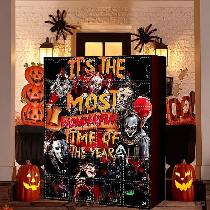 kaufsy | Halloween-Adventskalender mit Horrorfilmfiguren