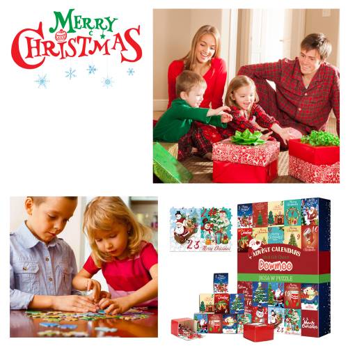 Weihnachts-Adventskalender Puzzle