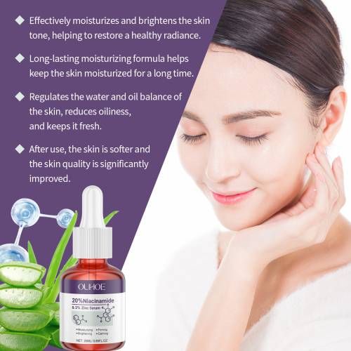 Niacinamid & Aloe Serum für feinere Poren