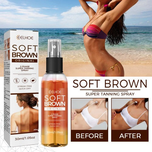 Bronzing Körperöl-Spray mit Sonnenblume und Walnuss