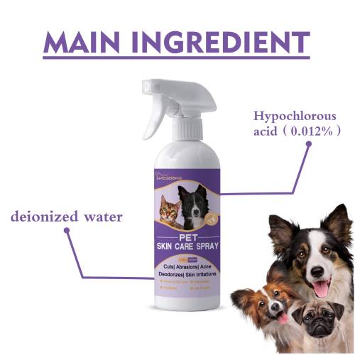 Haustier Hautspray