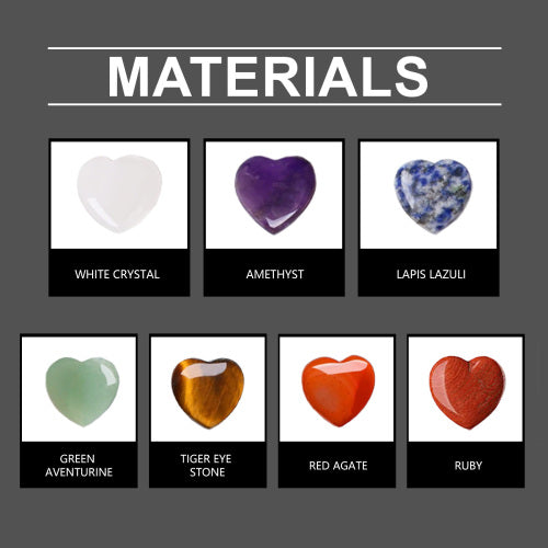 Herz-Kristall Chakra-Set