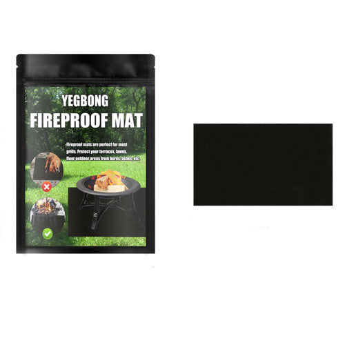 Schwarze quadratische Feuermatte
