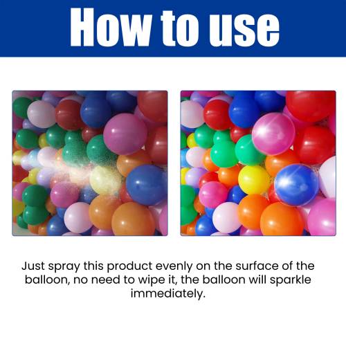 Geruchloses Ballon-Glanzspray