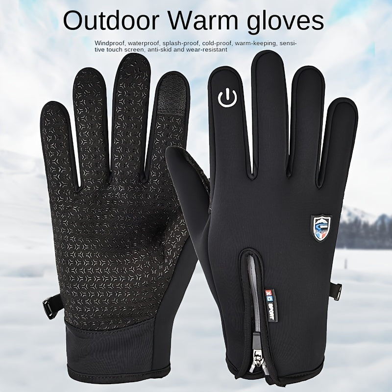 Outdoor Heizhandschuhe, wind- & wasserdicht, USB, Touchscreen