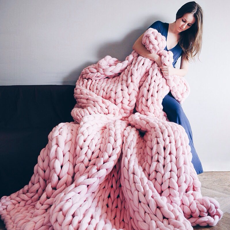 kaufsy | Chunky Strickdecke