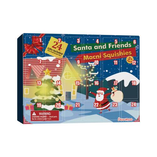 Weihnachts-Knautschspielzeug Adventskalender