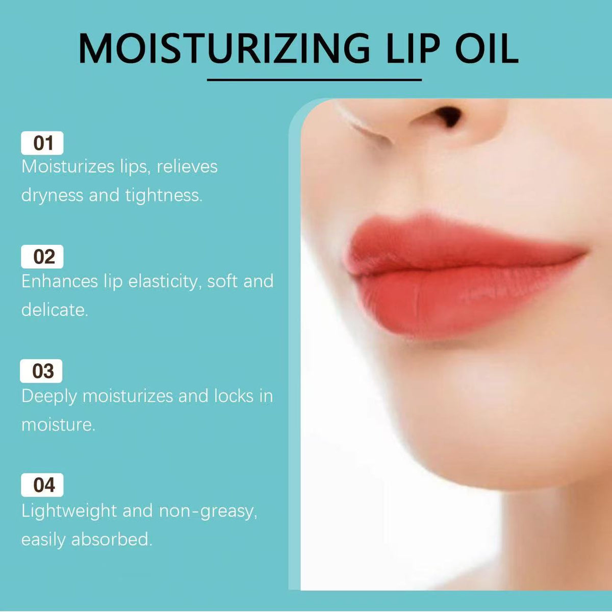 Klares Lippenöl, Glass-Lip-Gloss