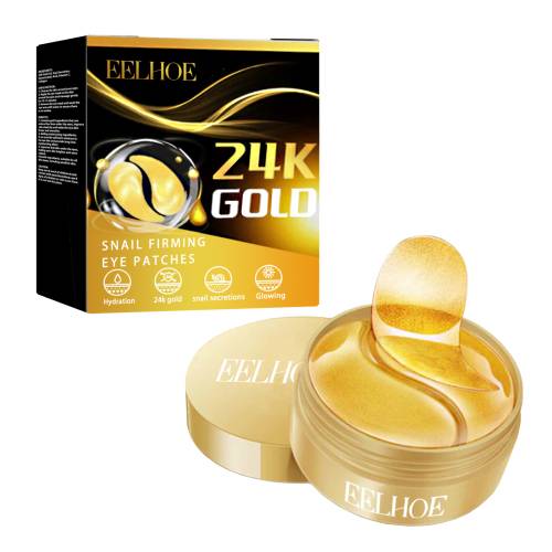 24K Gold Schnecken-Augenpads