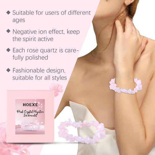 Rosa Kristallarmband