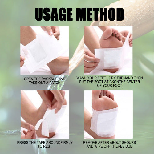 Bambusessig Ingwer Fußpads