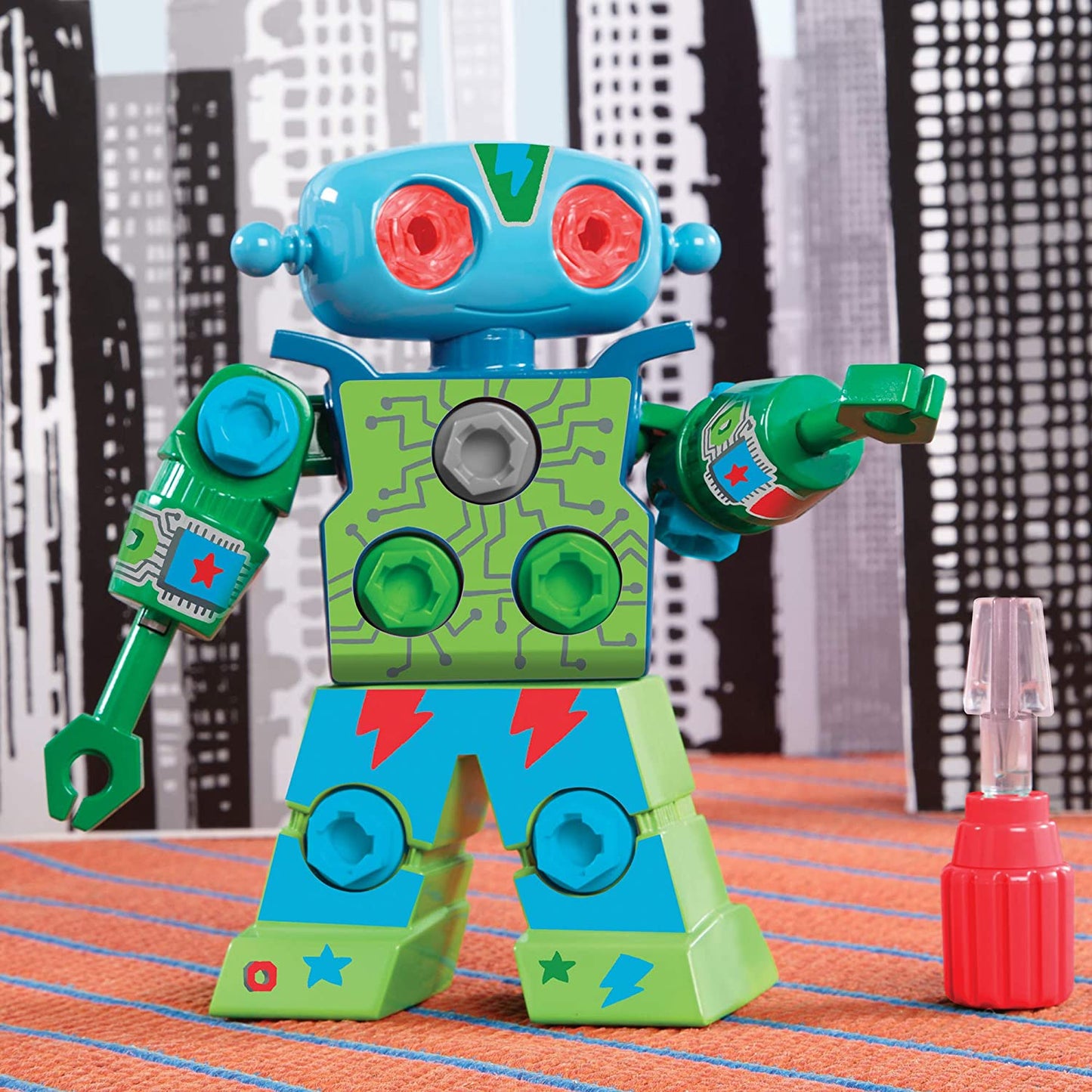 Bauspielzeug Roboter für Kinder, Engineering Lernspielzeug