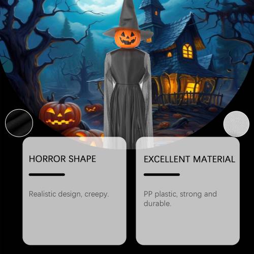 Halloween Kürbis- und Hexen-Hängedeko