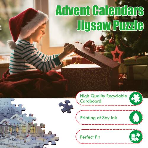 Weihnachts-Adventskalender Puzzle