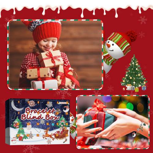 Weihnachts-DIY-Armband Adventskalender