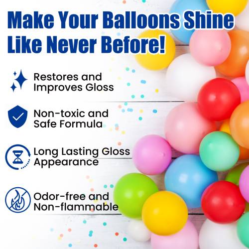 Geruchloses Ballon-Glanzspray