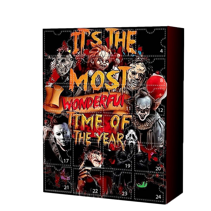 kaufsy | Halloween-Adventskalender mit Horrorfilmfiguren