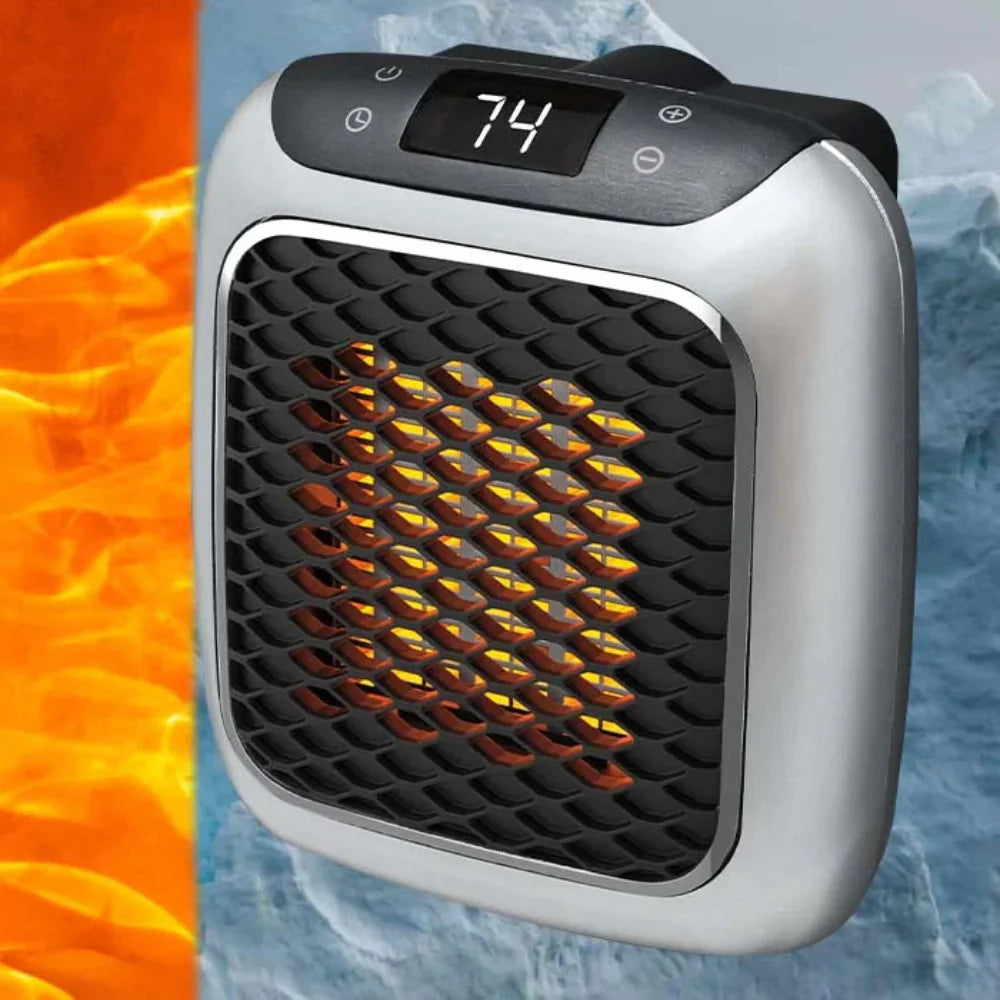 Elektrischer Raumheizer, digitaler Thermostat, für Zuhause & Büro