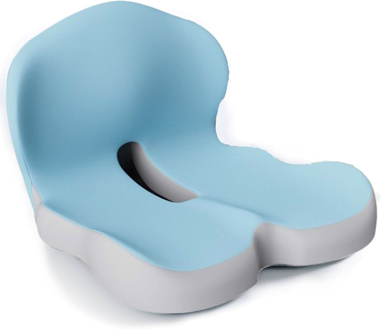 kaufsy | Ergonomisches Sitzkissen mit Lendenstütze für Büro, Auto & Reisen