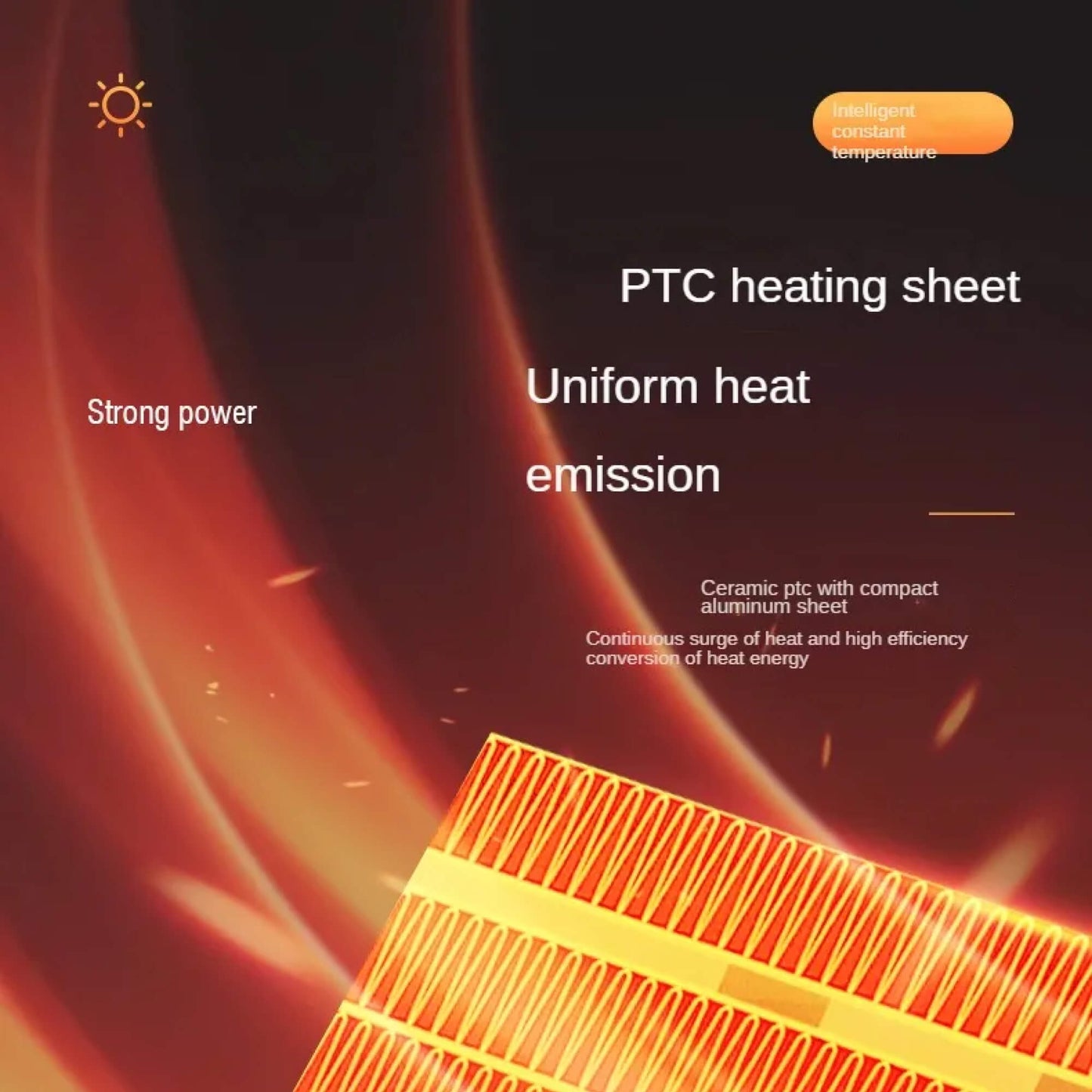 kaufsy | BreezeHeat | Kompakte Heizlüfter – Schnelles Heizen für Zuhause und Büro