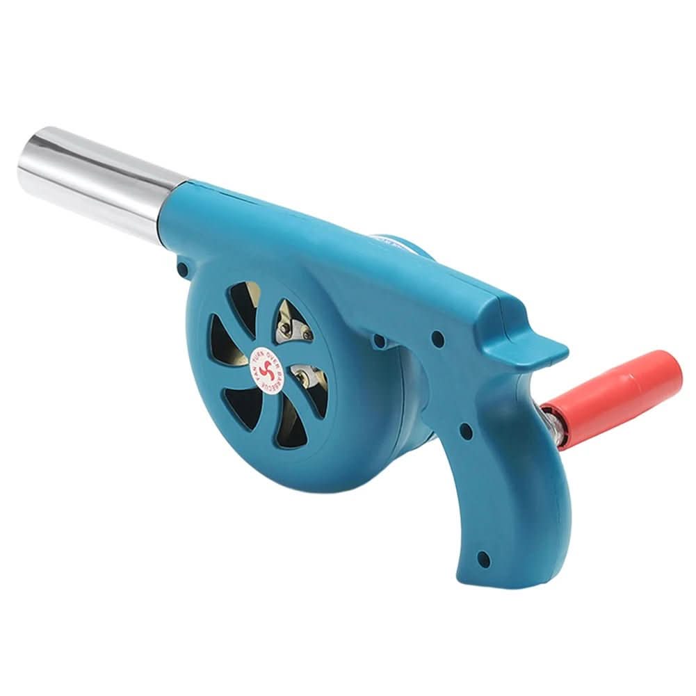 kaufsy | Tragbarer Handkurbel-Grillfan für einfaches Outdoor-Anheizen