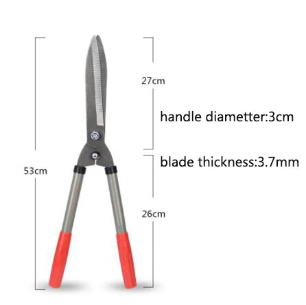 Kaufsy™ Langstiel-Gartenschere, robust, ergonomisch, Obst & Hecken