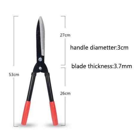 Kaufsy™ Langstiel-Gartenschere, robust, ergonomisch, Obst & Hecken