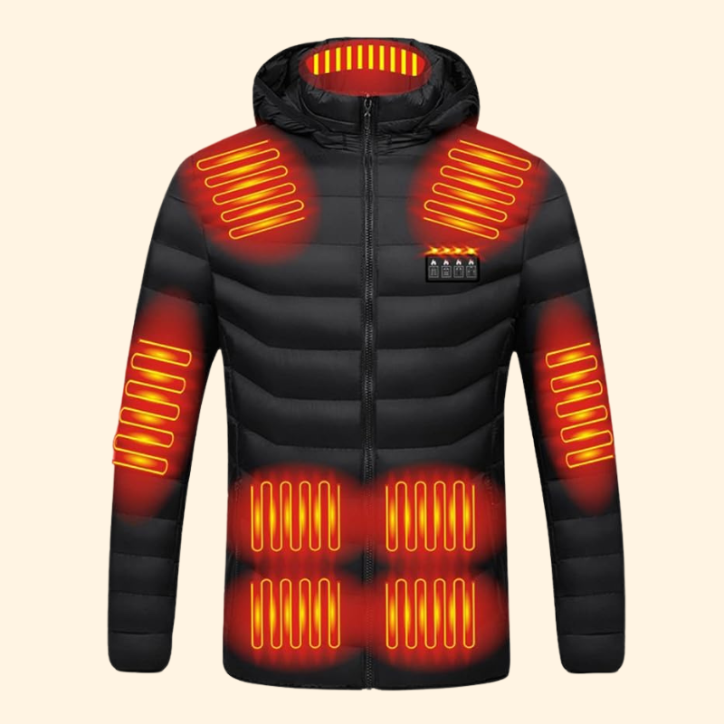 kaufsy | Herren- & Damen-Heizjacke – Beste wiederaufladbare beheizte Pufferjacke, leichte batteriebetriebene Winterjacke UK